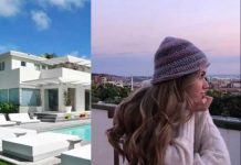 Clara Chía compartió fotos en la mansión de Shakira