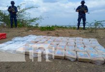 Ejército de Nicaragua incautó 60 tacos de cocaína en el Litoral Pacífico Foto: Fuerte incautación de cocaína en el Litoral Pacífico de Nicaragua / TN8