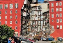 Varias personas heridas dejó el derrumbe de un edificio en Estados Unidos Varias personas heridas dejó el derrumbe de un edificio en Estados Unidos