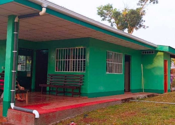 Puesto de salud de la comunidad La Unión, Nueva Guinea, listo para ser entregado