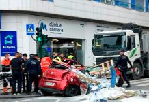Viva de milagro una mujer tras caerle encima una tonelada de cemento en España Viva de milagro una mujer tras caerle encima una tonelada de cemento en España