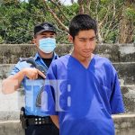 Atrapan al salvaje que agredió a machetazos a su cónyuge en Murra, Nueva Segovia Foto: Presentación de delincuentes en Nueva Segovia / TN8