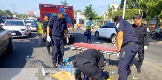 Foto: Perro se cruza en camino de motociclista y provoca accidente en Managua / TN8