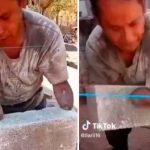 «Estremecedor» Albañil sin brazos sorprende por su habilidad para trabajar Albañil sin brazos sorprende por su habilidad para trabajar
