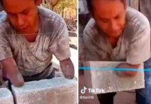 «Estremecedor» Albañil sin brazos sorprende por su habilidad para trabajar Albañil sin brazos sorprende por su habilidad para trabajar