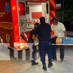 Se raja la cara al perder el control de su moto en Juigalpa Foto: Accidente de tránsito en Juigalpa, Chontales, con un motociclista lesionado / TN8