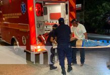 Se raja la cara al perder el control de su moto en Juigalpa Foto: Accidente de tránsito en Juigalpa, Chontales, con un motociclista lesionado / TN8
