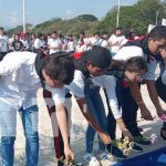 Honor al General Sandino: Juventud nicaragüense rinde homenaje en la Loma de Tiscapa Foto: Juventud Sandinista rinde honores al General Sandino / TN8
