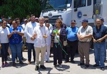 Embajador de Japón entrega camión compactador de desechos en San Juan de Limay Embajador Nakamura entrega camión compactador de desechos en San Juan de Limay