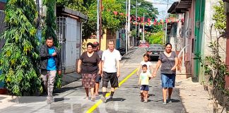Alcaldía de Managua inauguró 4 cuadras de mejoramiento vial en Las Américas I