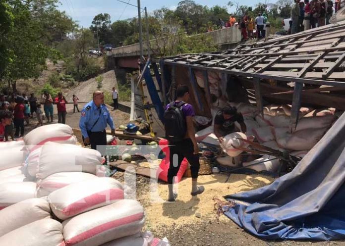 mataga-33 Foto: Fuerte accidente en la carretera Sébaco-Matagalpa / TN8