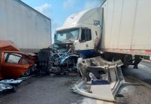 ¡Volvió a nacer! Sale ileso entre los fierros retorcidos tras accidente en México