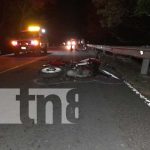 Motorizados al Más Allá: Dos muertos por accidentes en León Foto: Accidente de tránsito con motorizados muertos en León / TN8