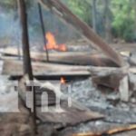 Terminó en cenizas: Incendio deja en la calle a una familia en Nandaime Foto: Incendio dejó en cenizas una vivienda en Nandaime / TN8