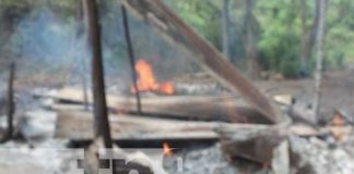 Foto: Incendio dejó en cenizas una vivienda en Nandaime / TN8