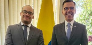 Nicaragua sostiene importante encuentro con la embajada de Colombia