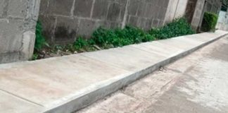 Inauguran proyecto de construcción de andenes en Dolores