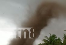 ¿Señales? «Tornado de chayules» invade una zona de Rivas (VIDEO) Foto: Nubes de "chayules" invaden una comunidad en Rivas / TN8
