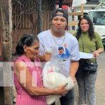 Más de 50 paquetes alimenticios fueron entregados en el Distrito 4.1 de Managua Foto: Paquetes alimenticios para madres de héroes y mártires en Managua / TN8