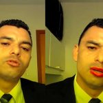Pastor evangélico se pintó los labios en un culto y dijo «Es la voluntad de Dios» Pastor evangélico se pintó los labios en una prédica