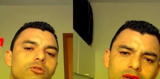 Pastor evangélico se pintó los labios en una prédica 