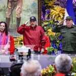 Encuesta reafirma aprobación (81.7%) a la gestión del Comandante Daniel Ortega Foto: Presidente de Nicaragua, Daniel Ortega, y la Vicepresidenta Rosario Murillo, en acto por el 128 aniversario del General Sandino / TN8
