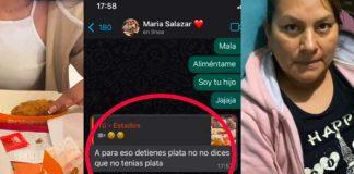 Mamá le reclamó a su hijo por llevar a comer a su novia