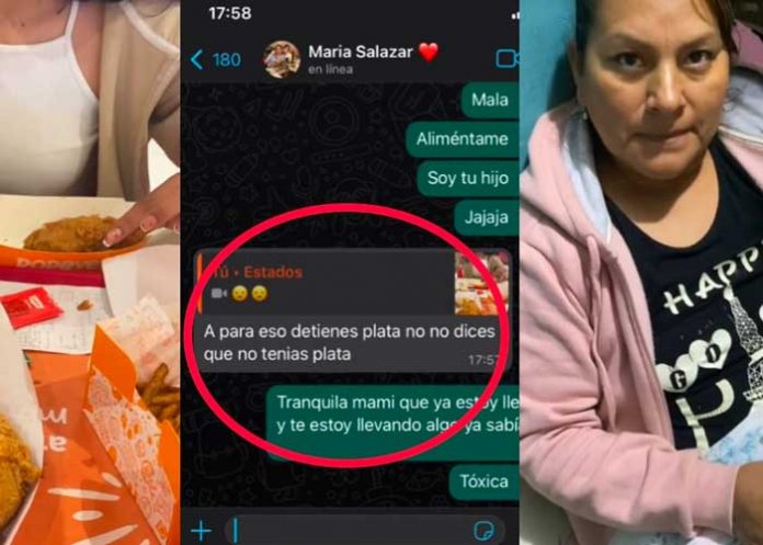 suegra3 Mamá le reclamó a su hijo por llevar a comer a su novia