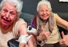 VIDEO: Abuelita de 91 años se hace su primer tatuaje junto a sus bisnietos Abuelita sin tanto cuanto se hace su primer tatuaje