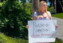 «Tu momento ha llegado» Gringa busca esposo y le ofrece papeles en regla Estadounidense 'busca esposo' y hasta le ofrece papeles