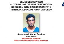 A la cárcel por asaltar y matar a un hombre en Ciudadela San Martín, Tipitapa Foto: Criminales que cometieron hecho sangriento en Tipitapa / TN8