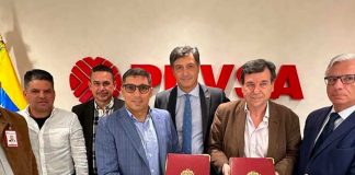 Venezuela firma acuerdo con ENI y Repsol para exportar gas natural