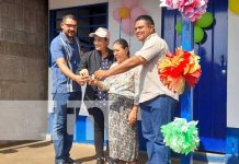 Familia afectada por incendio en Laureles Sur, Managua, con nueva vivienda Foto: Entregan vivienda a familia del barrio Laureles Sur, Managua / TN8