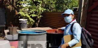 Foto: Fumigación y abatización en barrios de Managua / TN8
