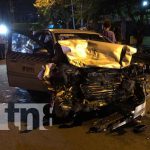 Foto: Fuerte colisión deja a 4 personas gravemente lesionadas en Managua / TN8