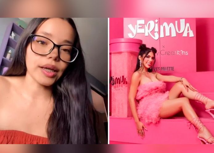 Chavala usa maquillaje de Yeri Mua y termina con reacción alérgica