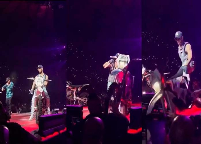 1 Se la fumo verde Anuel AA, casi mata a fans al arrojar motocicleta