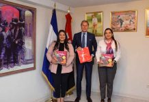 Embajador de Nicaragua recibe visita de la aerolínea colombiana Avianca