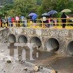 Inauguran moderno puente vial en Jinotega