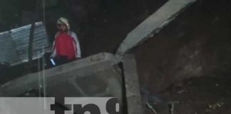 Colapsa muro perimetral y afecta parcialmente una vivienda en Matagalpa