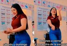 Viral: Maestra exhibe lo que hace fines de semana frente al pizarrón Viral: Maestra exhibe lo que hace fines de semana frente al pizarrón