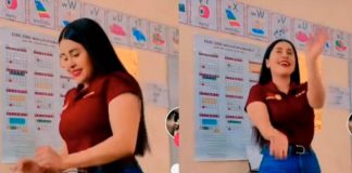 Viral: Maestra exhibe lo que hace fines de semana frente al pizarrón