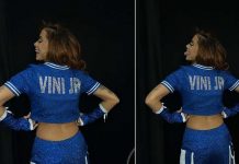 Foto: Anitta honra a Vinicius Jr en final Champions 2023 con peculiar detalle / Cortesía