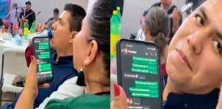 Una mujer astuta le canta canción a su amante y al cuernudo a la vez