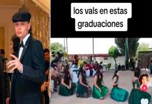 ¡Peso Pluma hasta en las graduaciones! De locura, jóvenes bailan vals
