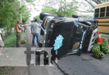 Estelí: Camioneta se vuelca y resultan 8 personas lesionadas en la Comunidad El Dorado Estelí: Camioneta se vuelca y resultan 8 personas lesionadas en la Comunidad El Dorado