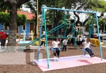 Rehabilitan el Parque San Juan en Masaya