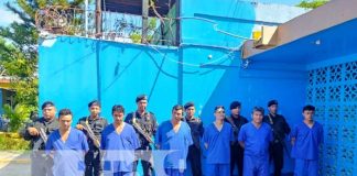 Policía pone tras las rejas a homicida y supuestos delincuentes en Nicaragua