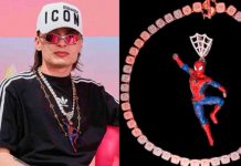 Le peinaron en su cara a Peso Pluma su cadena carísima de Spiderman