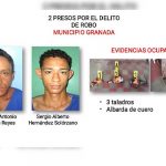 Policía pone tras las rejas a homicida y supuestos delincuentes en Nicaragua Policía pone tras las rejas a homicida y supuestos delincuentes en Nicaragua